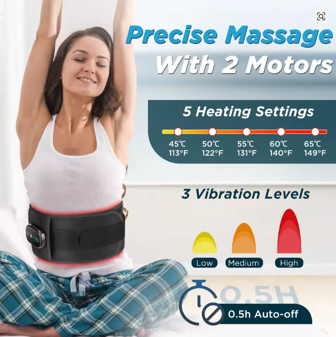Heating/Massaging Supportive Belt